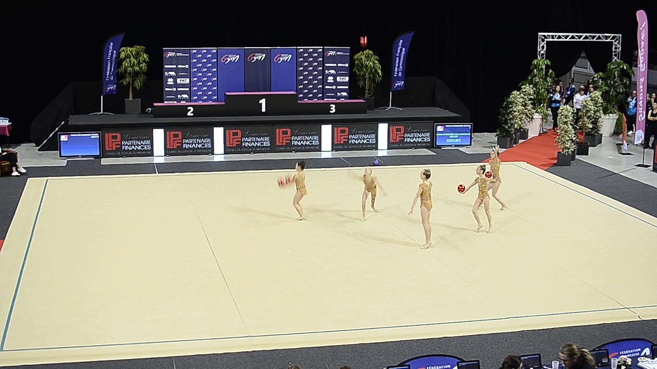 GR Solliès Nationale ensemble 10-11 ans Vice Championne de france 2019 Brest