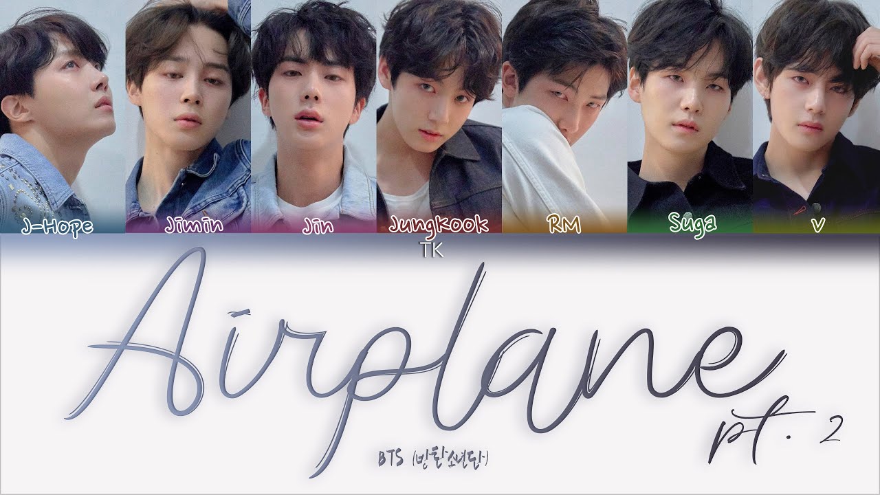 BTS – Airplane Pt. 2 [ПЕРЕВОД НА РУССКИЙ/КИРИЛЛИЗАЦИЯ Color Coded Lyrics]