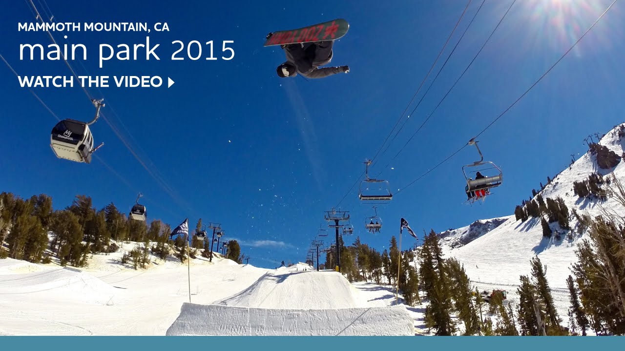 Riding Mammoth Mountain's Main Park with Lonnie Kauk