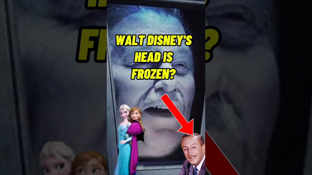 WALT DISNEY'S HEAD FROZEN THEORY #theory #disney #disneytheory