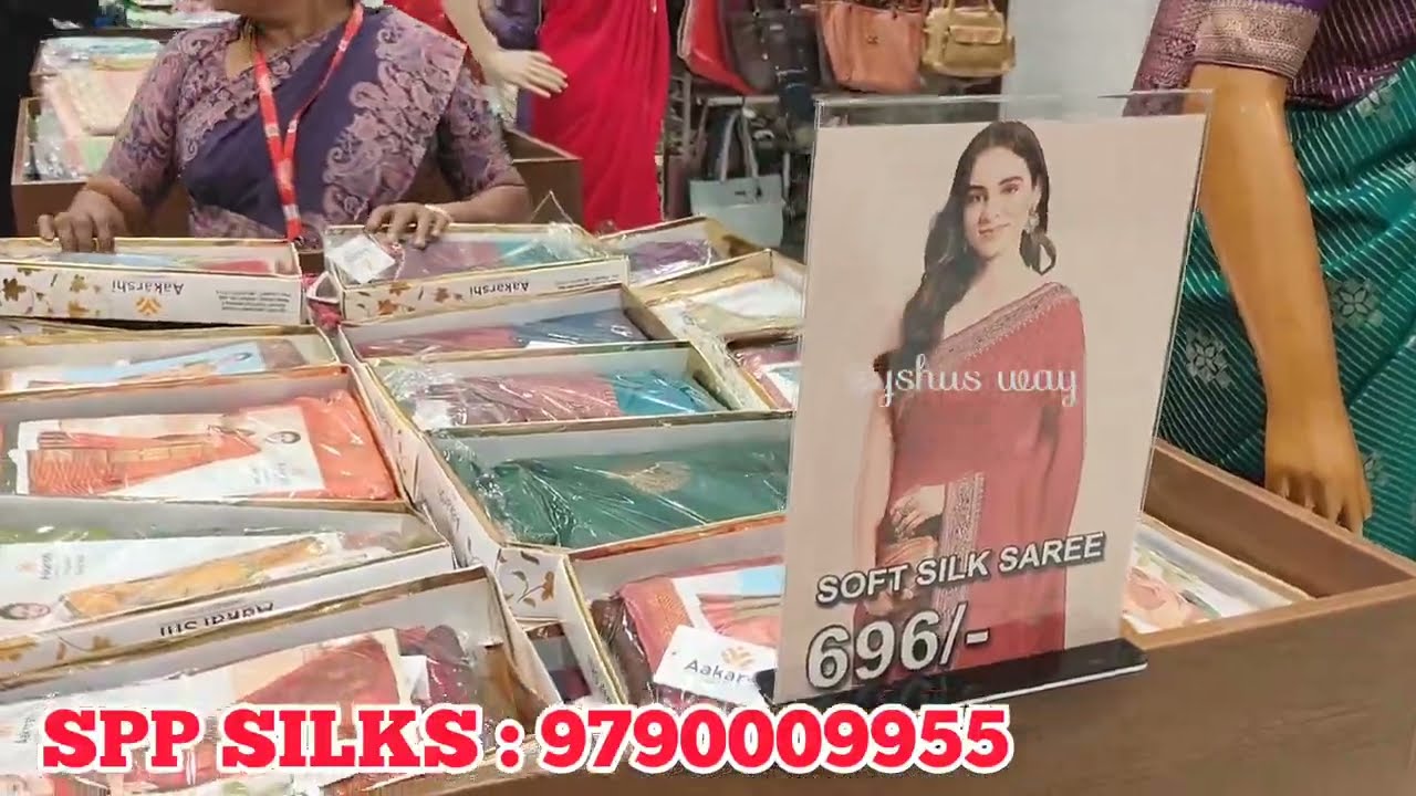 Offer 🫴 Offer @sppsilkscbe #shopping #trendingvideo #offers #sppsilkscoimbatore #sarees#50percentoff