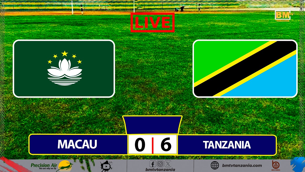 🔴#LIVE: MACAU VS TANZANIA  -  FIFA SERIES 2026