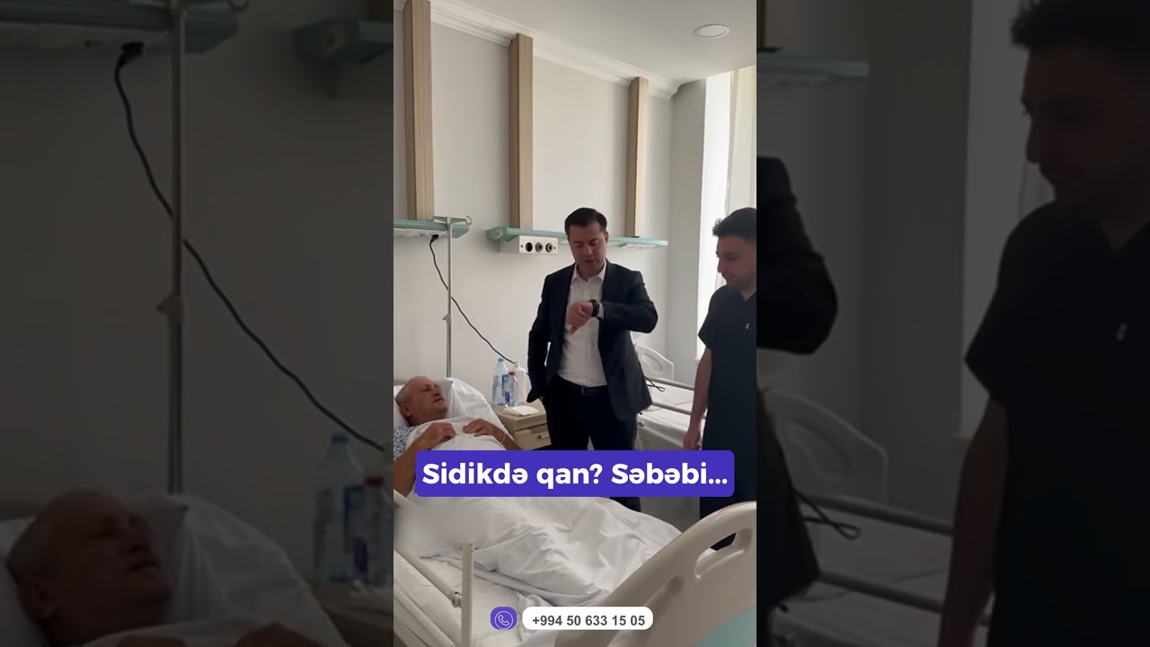 Sidikdə qan şikayəti ilə gəlmişdi, təcili əməliyyata aldıq! l Sidik kisəsi daşları l Uroloq-Androloq