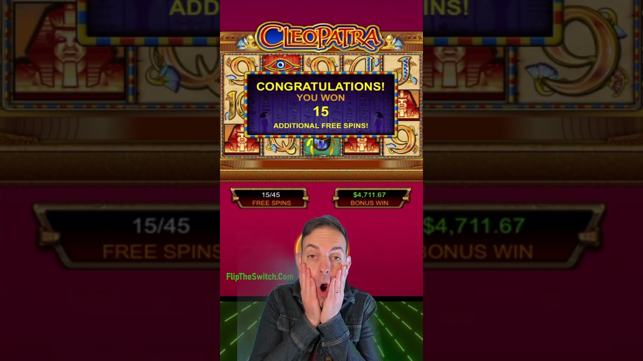 BIGGEST Cleopatra Bonus EVER on $100 Bet!