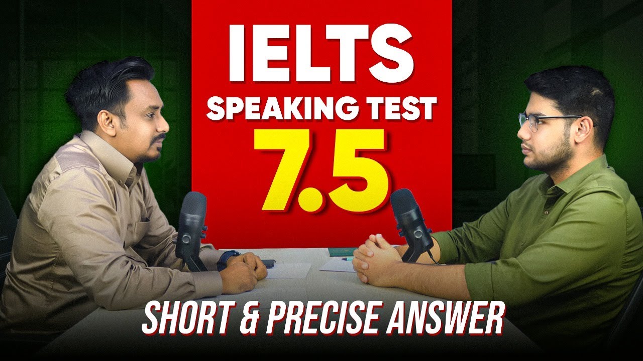 Собеседование по устной части IELTS | BAND 7.5 | Реальный тест!