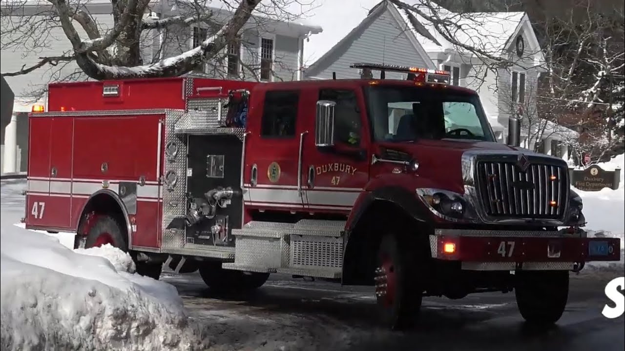 *NEW* Duxbury MA FD NEW Forest Fire 47 Responding