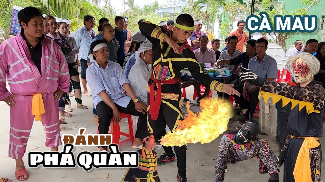 Nghệ thuật đánh phá quàn đám tang | Đội Lê Nguyễn - Trại hòm Tám Ơn (Cà Mau)