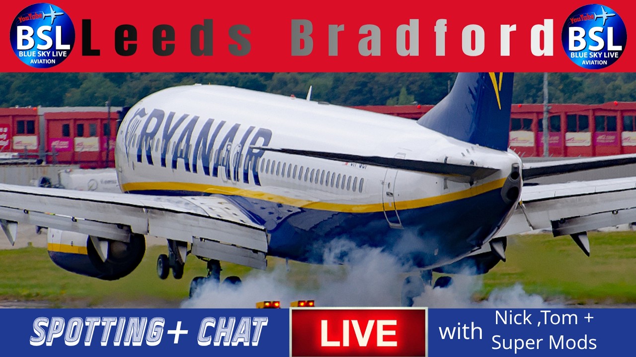 🔴LIVE - LEEDS BRADFORD AIRPORT - Plane spotting + chat