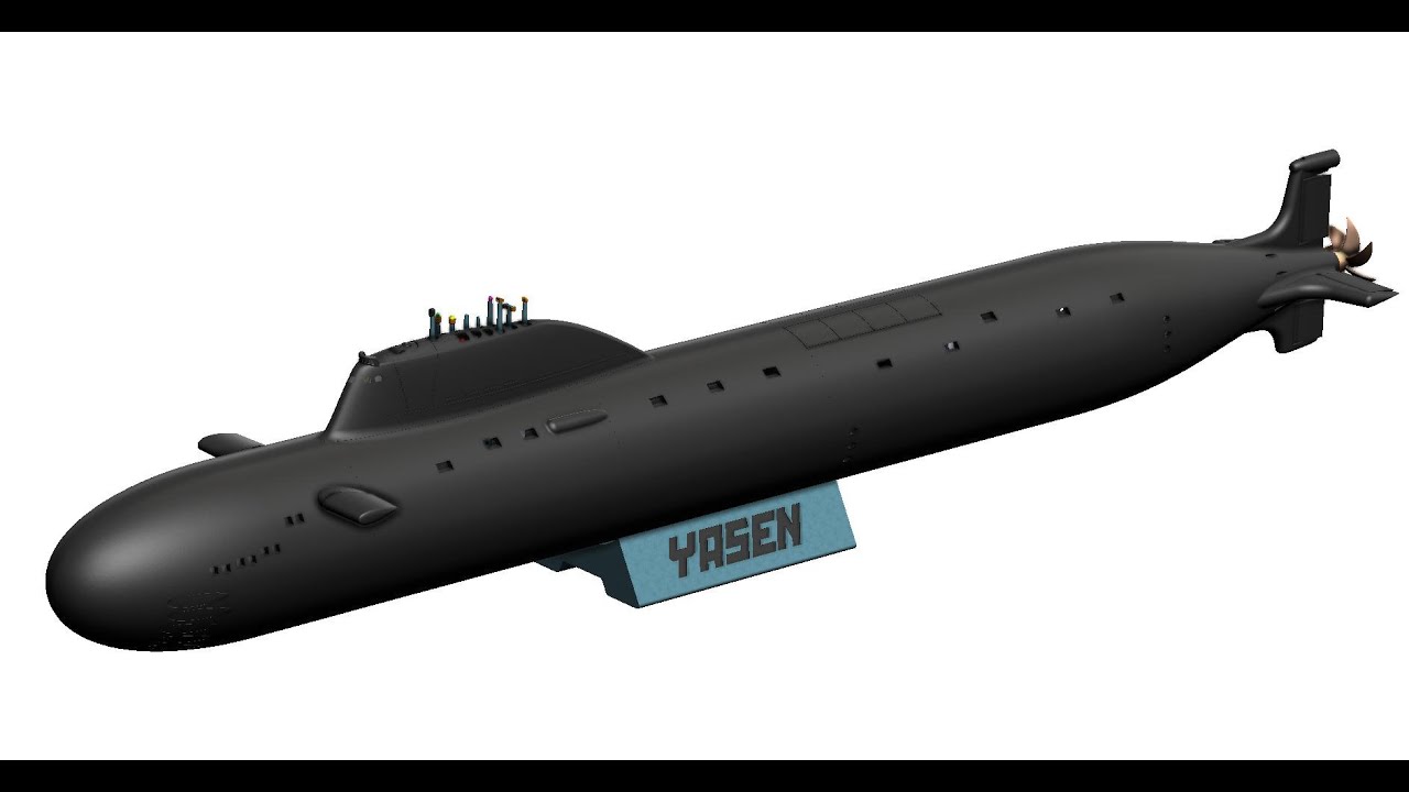Yasen Class Submarine 1.2m long