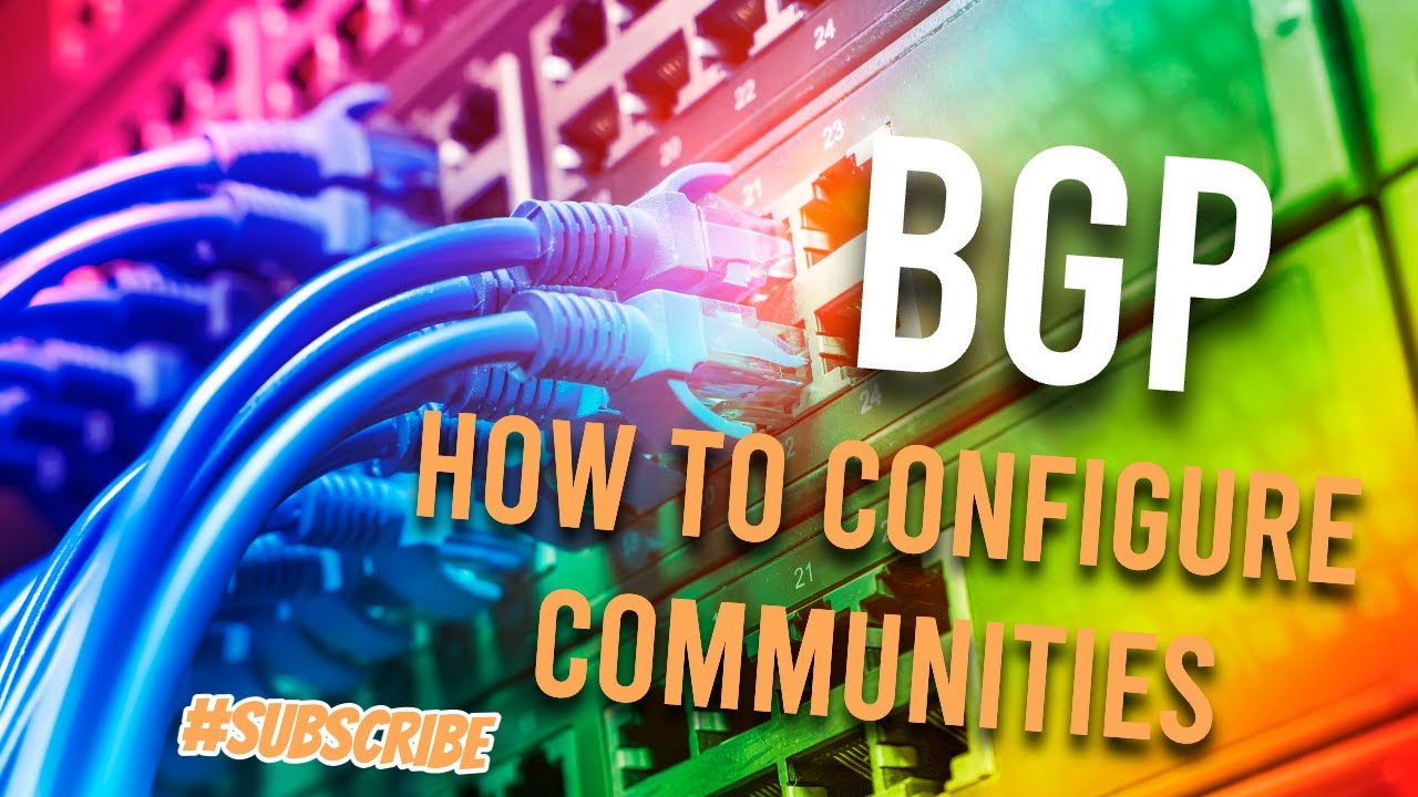 Полное руководство по настройке сообществ BGP