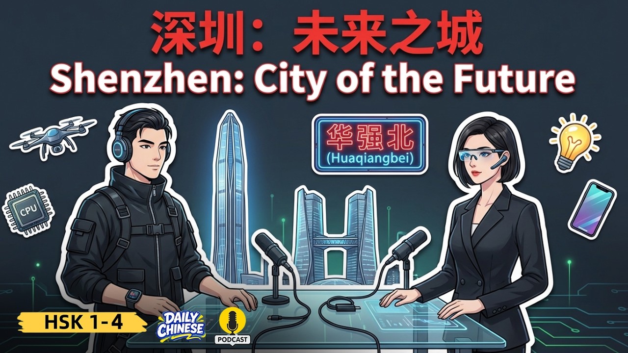 Shenzhen：City of the Future丨深圳：中国最年轻的未来之城 🚀丨HSK 1—4#ChinaTravel#HSK#HSKListening#HSK5