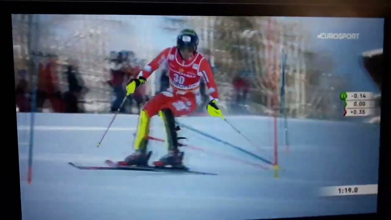 Samuel Kolega 2. voznja  Chamonix slalom 04.02.2023.   - 9. mjesto   !!