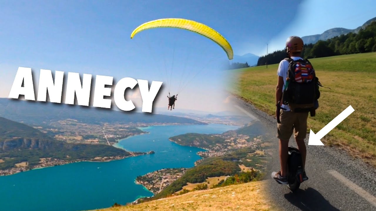 Annecy en Gyroroue et Parapente (avec mon frère)
