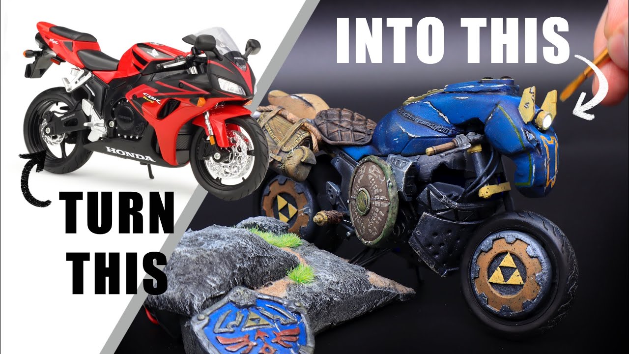 I Made a Realistic Legend of Zelda Mastercycle From Mario Kart 8 (part 1 of 2)