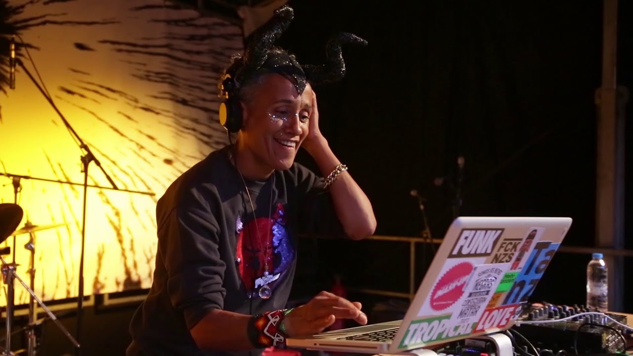 DJ Grace Kelly performs live act at Berlin Culture Festival