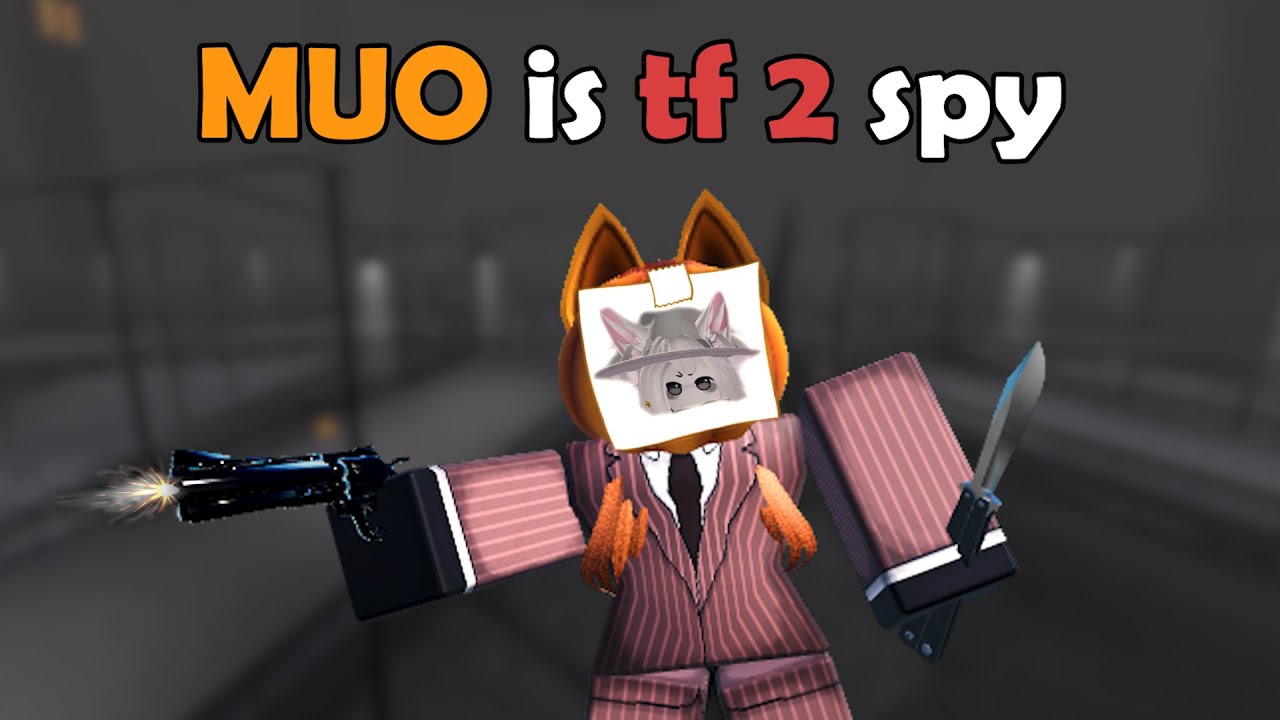 muo is a tf2 spy (ft.@muoletta ) | ke-combat test | kaiju paradise | roblox
