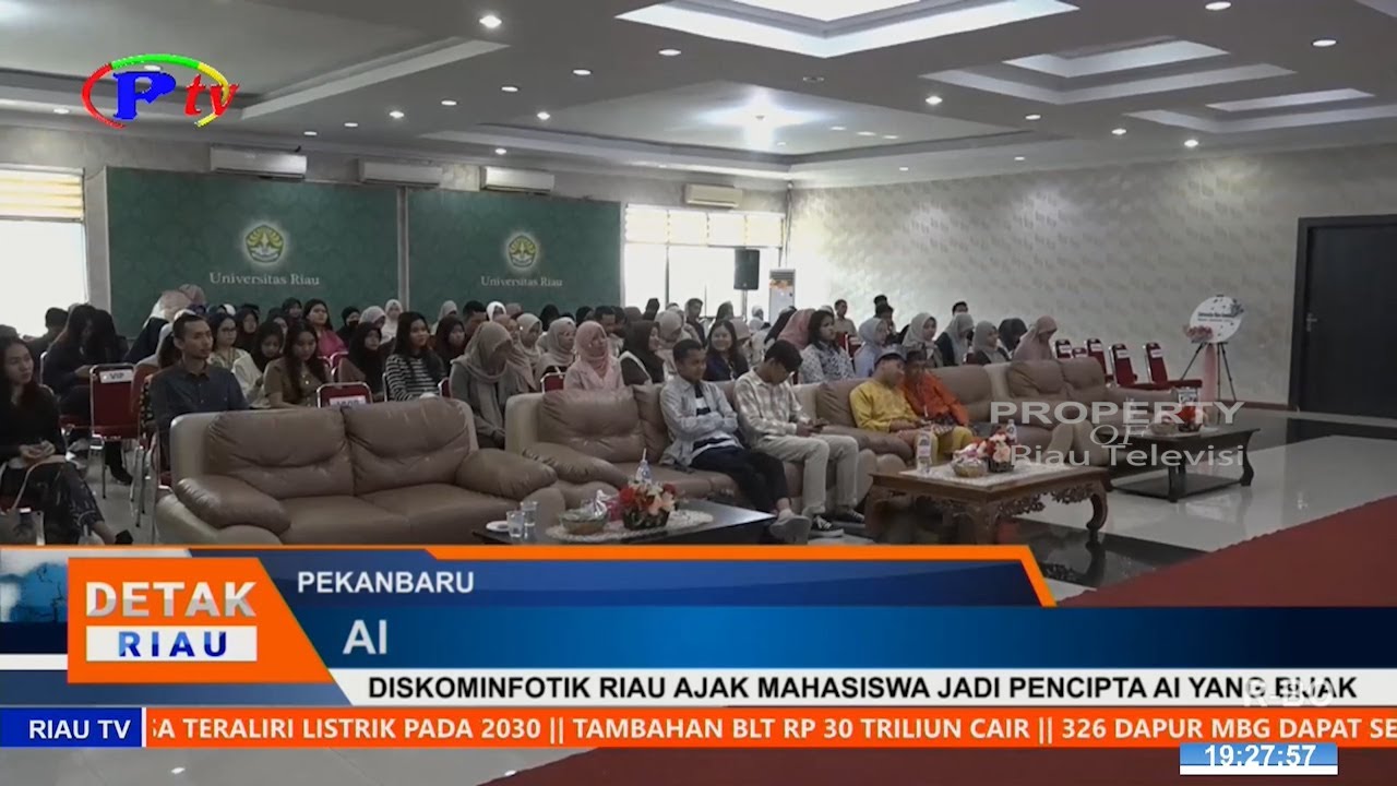 DISKOMINFOTIK RIAU AJAK MAHASISWA JADI PENCIPTA AI YANG BIJAK