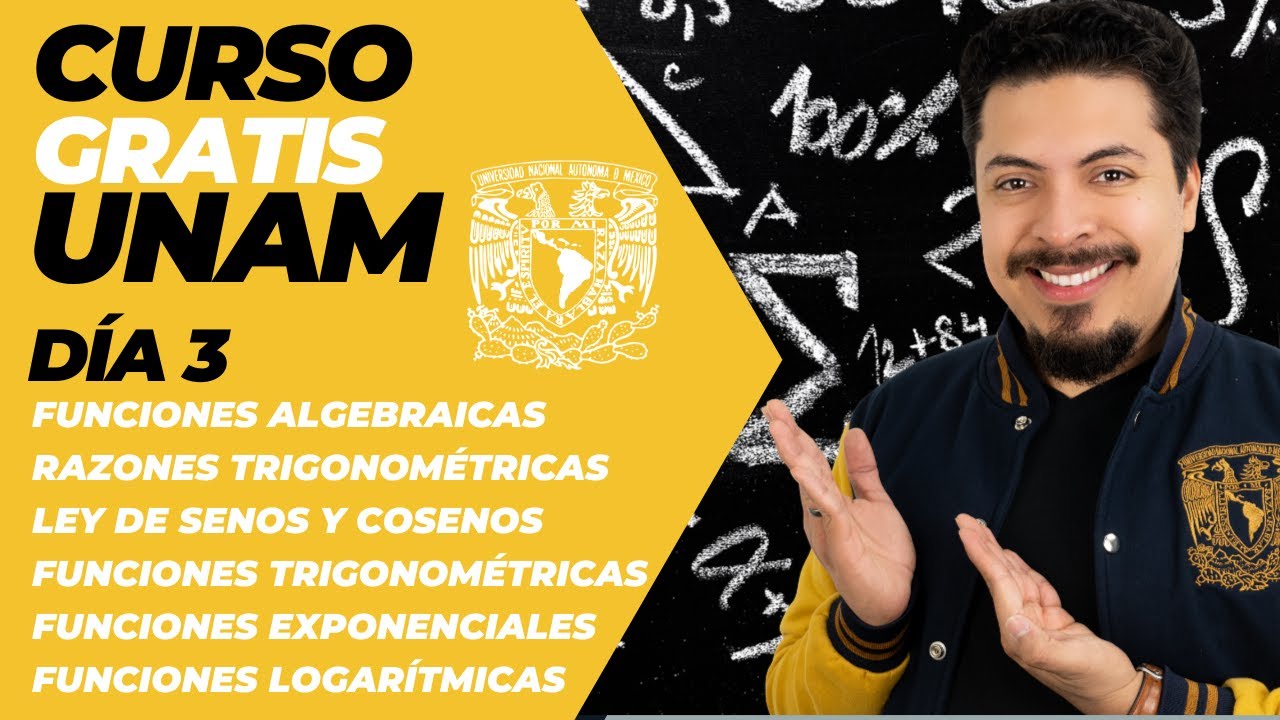 Curso Gratis para Ingresar a la UNAM: Día 3 (Funciones y Trigonometría)