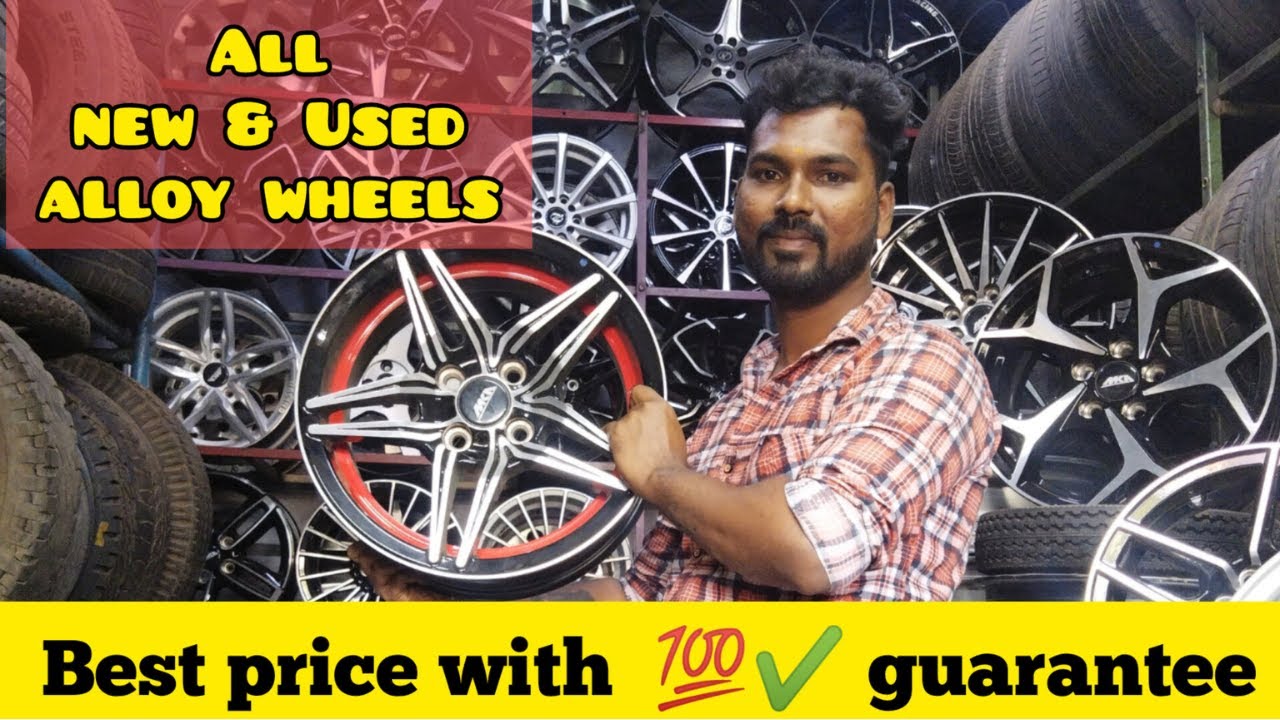 🚘All New & Used ALLOY WHEELS 🚘 | Ukkadam Old Market | Coimbatore💥| Watch it again |