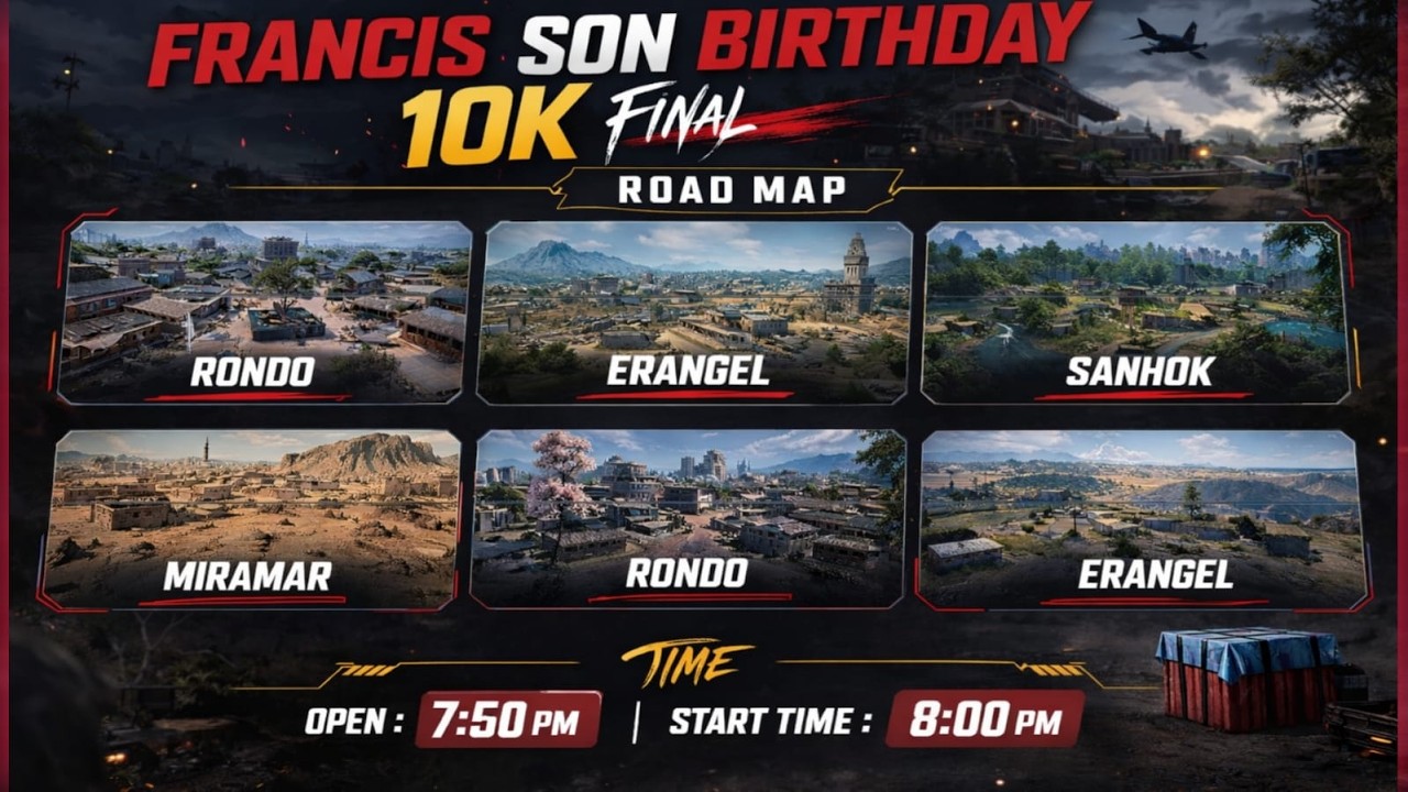FRANCIS SON BIRTHDAY TOURNAMENT🔥 GRAND FINAL🔥 6th MATCH❤