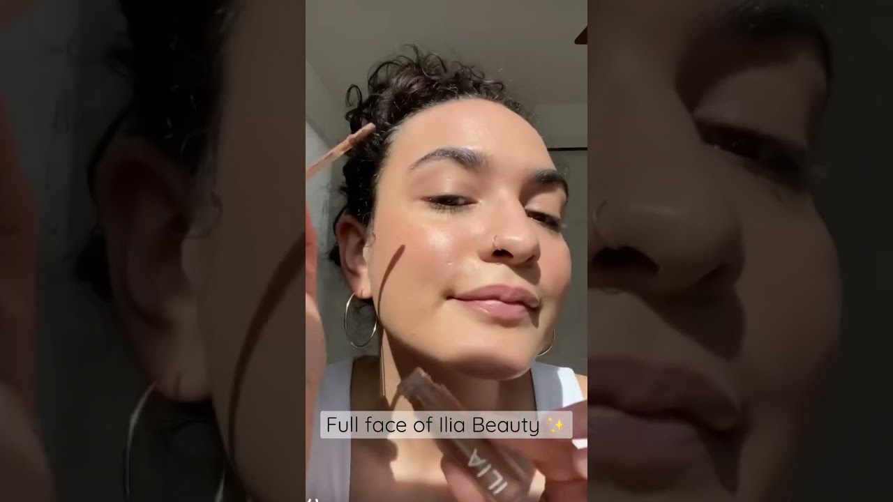 Full face of #iliabeauty ✨ comment if you&rsquo;d like to know the shades I used!