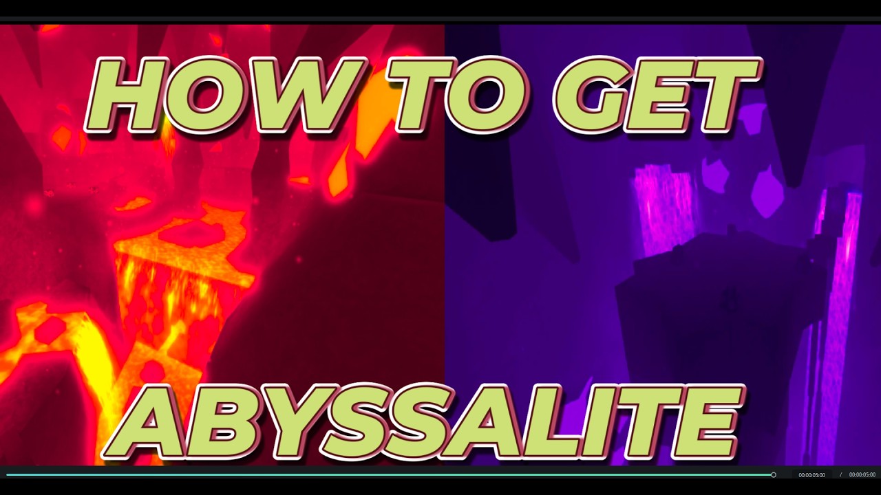 How to get Abyssalite - Refinery Caves 2