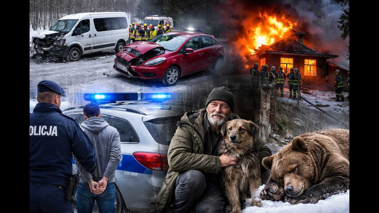 Na sygnale 65 – podsumowanie wypadków i akcji ratunkowych, film z bieszczadzkim niedźwiedziem