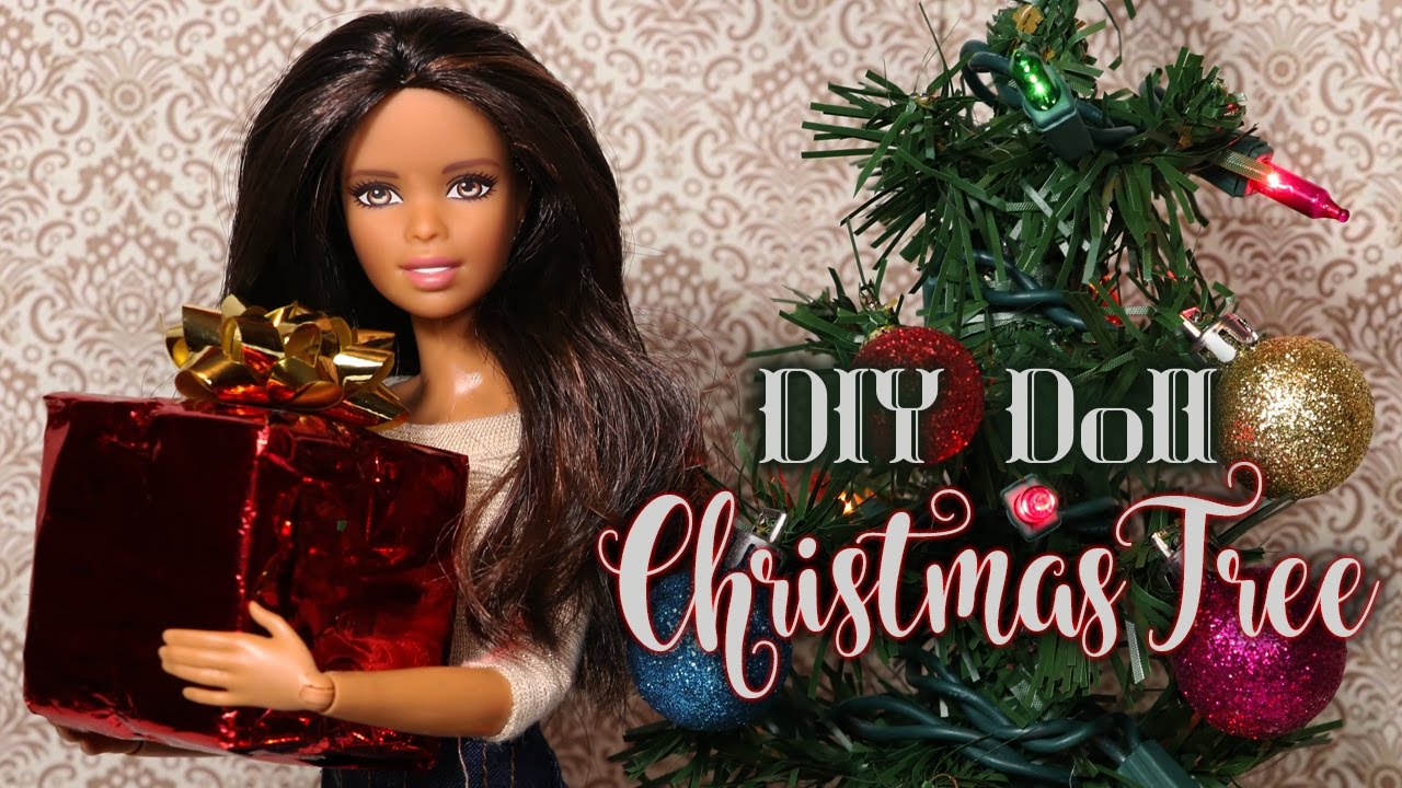 How To Make Barbie Doll Christmas Tree Easy Doll DIY Craft