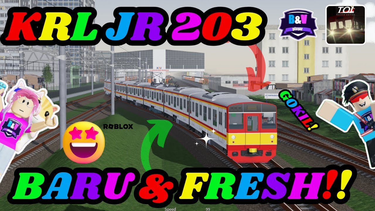 KRL JR 203 BARU & FRESH 🤩🤩