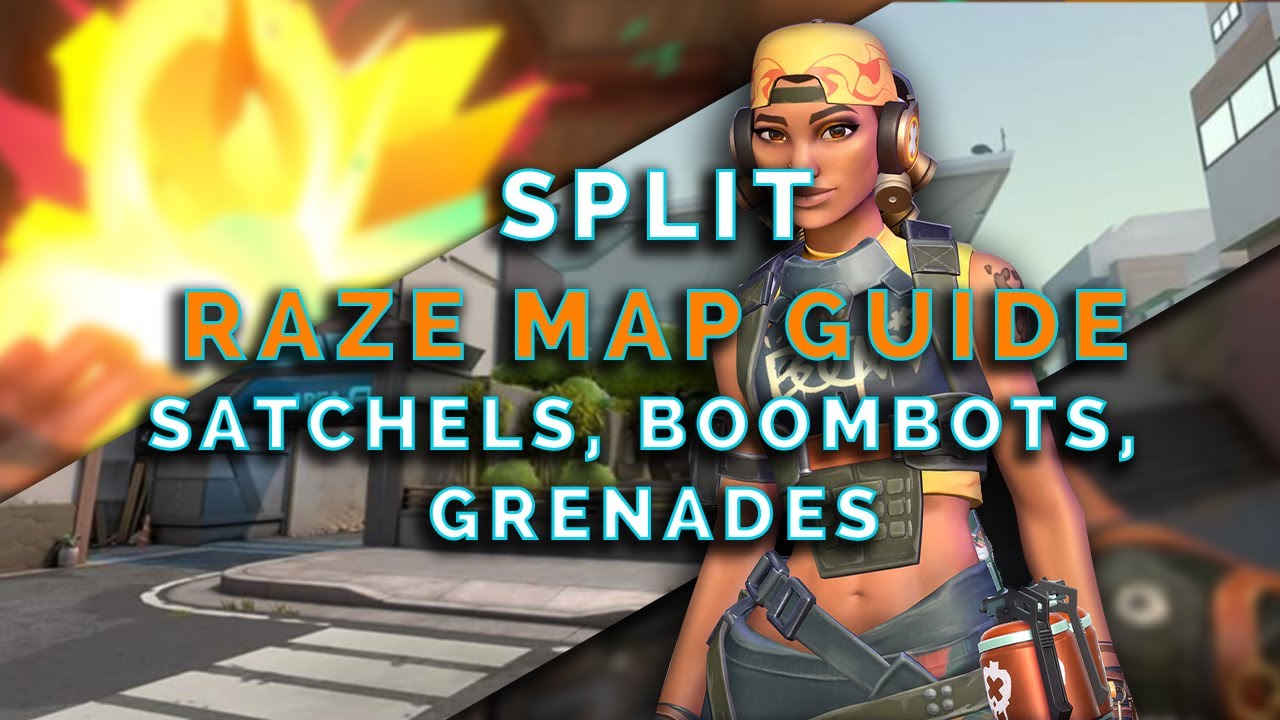 RAZE TIPS AND TRICKS: SPLIT (GER) | Valorant (Double Boosts, Grenades, Boombots)