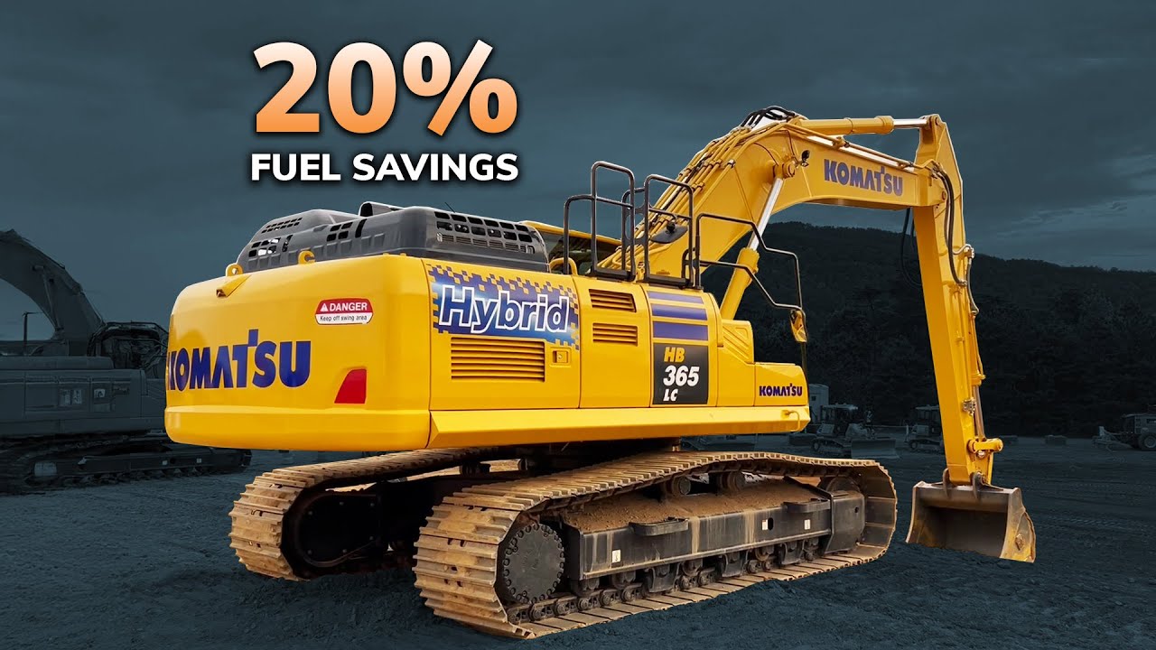 A Closer Look: Komatsu’s Large Hybrid Excavator, the HB365LC-3