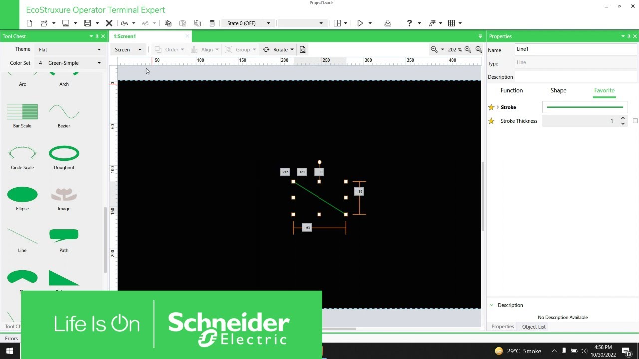 EcoStruxure Operator Terminal Expert - How to Animate a Rotating Object | Schneider Electric Support