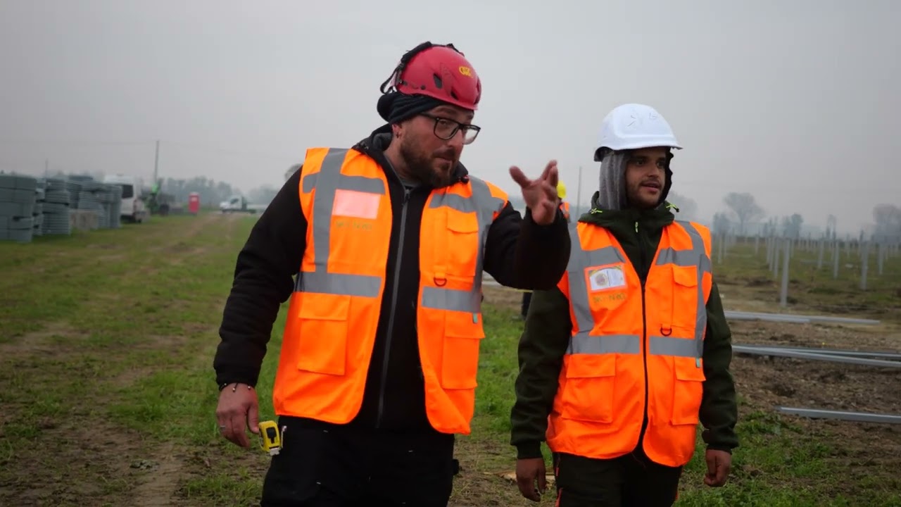 SKY-NRG impianto fotovoltaico a terra - battipalo