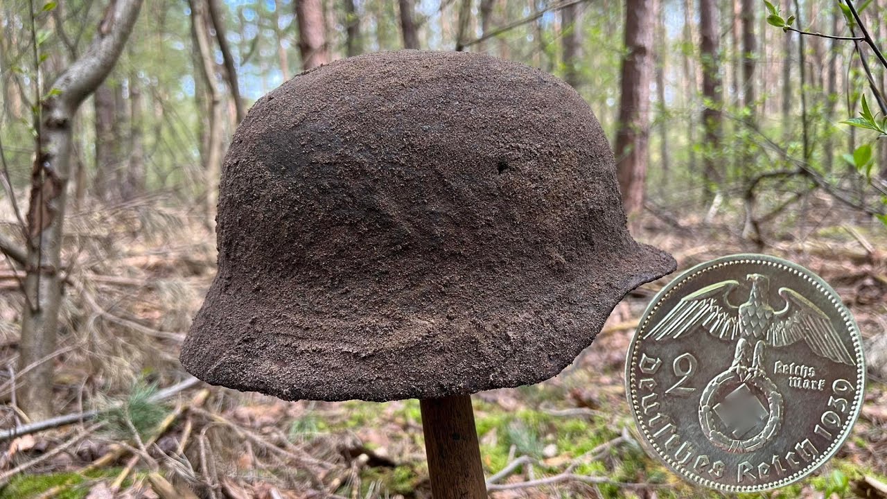 WW2 Schatzsuche mit dem Metalldetektor / Sondeln uvm. Silber !!!! In 4K