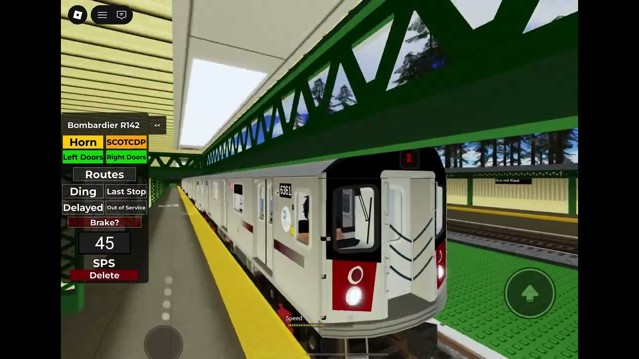 R142 2 train from East 180 st to Eastchester Dyre Av