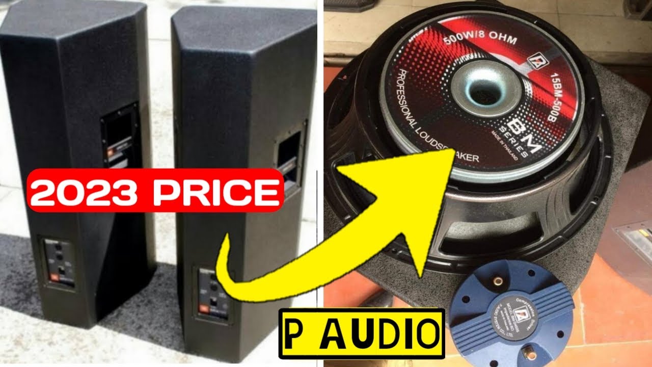 P audio Speaker Price in 2023 | 500watt Speaker price | 15BM-500B SPEAKER FULL REVIEW