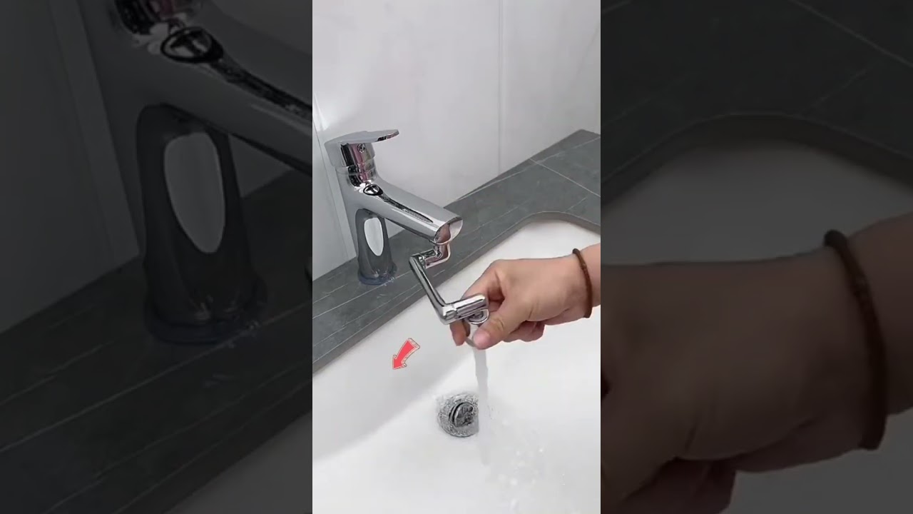 1080 rotating faucet #cleaning #kitchen #bathroom #lifehacks #homeappliances