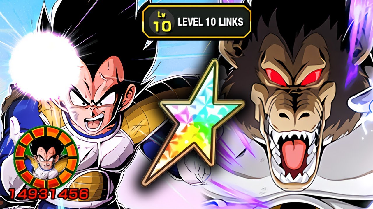 100% TRANSFORMING LR GIANT APE VEGETA LEVEL 10 LINKS + NEW OSTS! Dragon Ball Z Dokkan Battle