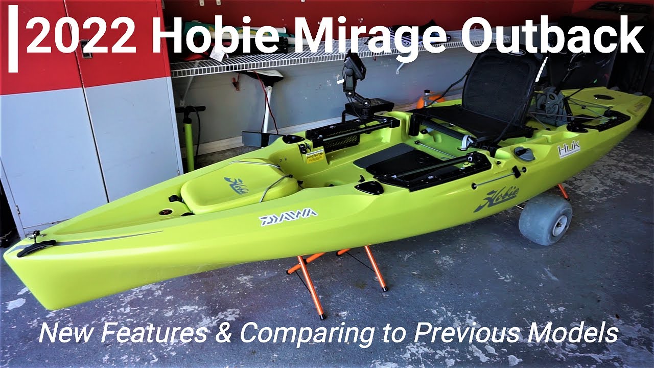 2022 Hobie Mirage Outback Breakdown & Comparison - Electronics Setup - Blackfin Tuna Double Hook-Up