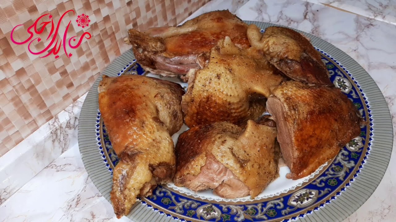 أسهل طريقة لسلق البط وتقطيعه