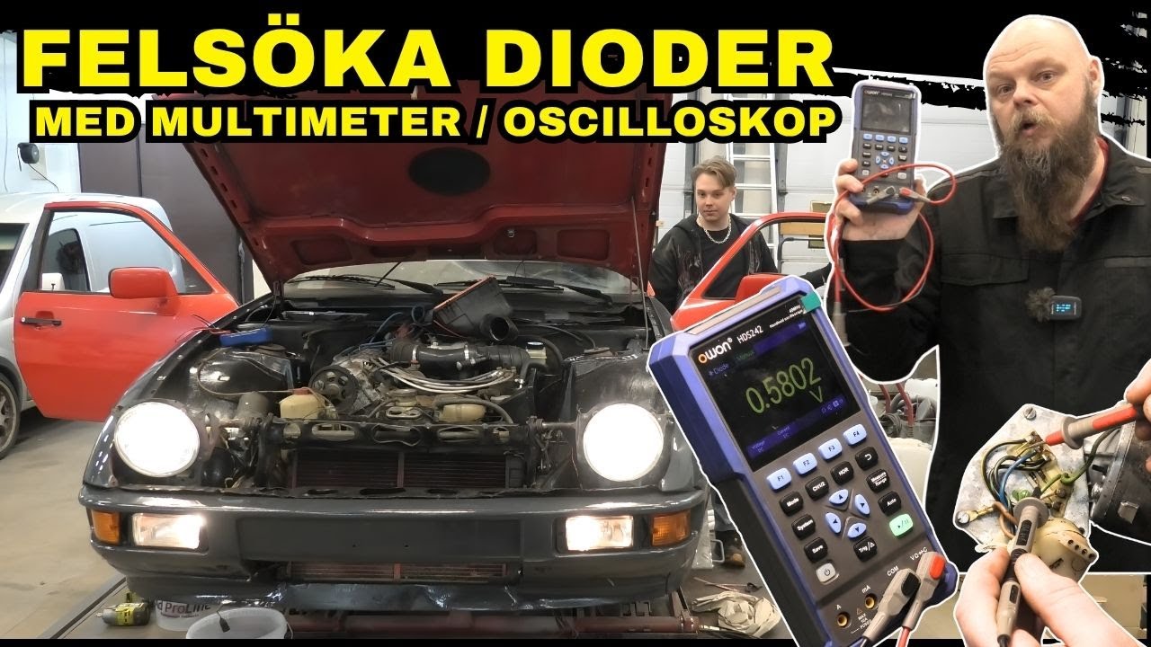 Felsöka dioder med multimeter