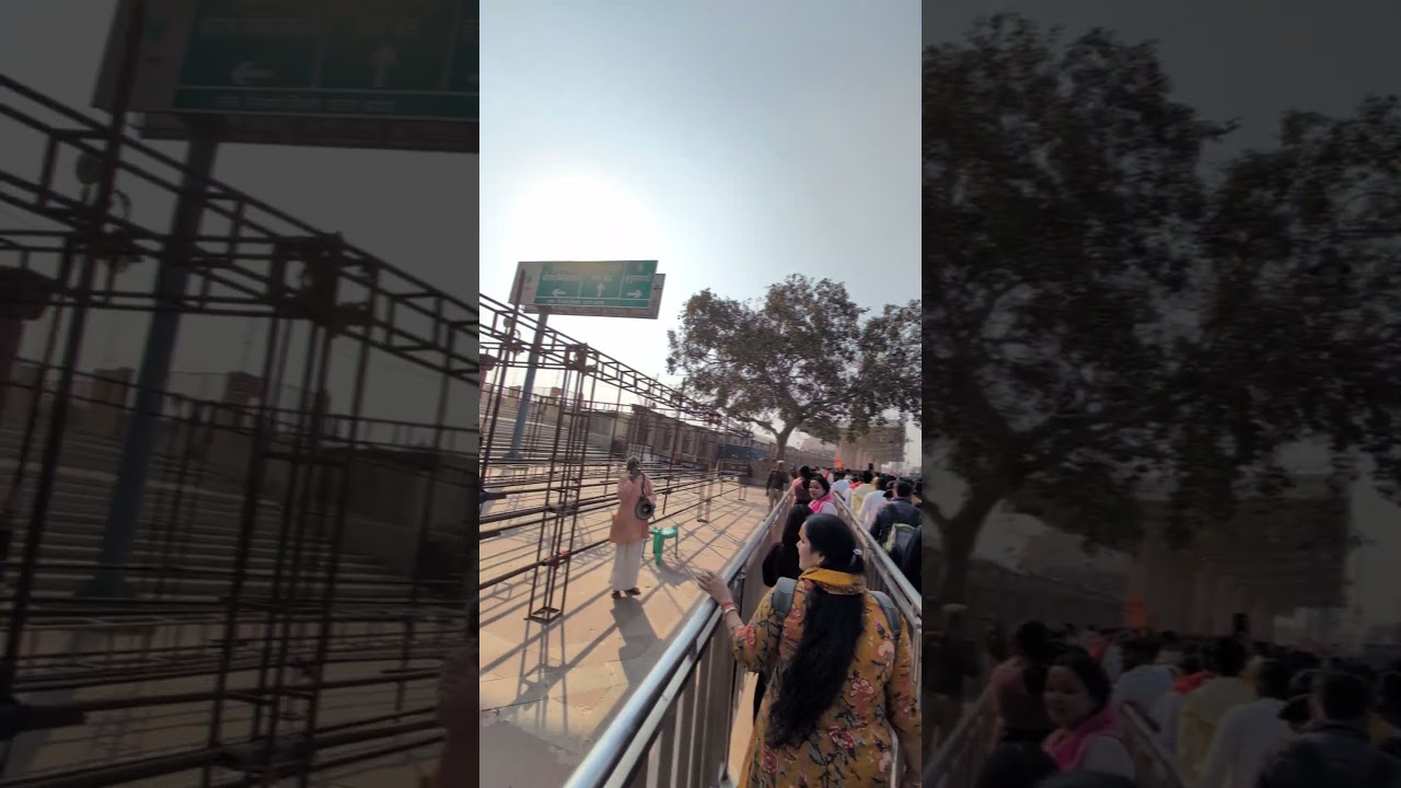 #crowd in #queues  #rammandir #ayodhya #2025 #february #jaishreeram #hindu