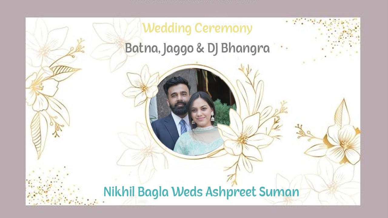 Live - Batna, Jaggo & DJ Bhangra || Nikhil Bagla Weds Ashpreet Suman