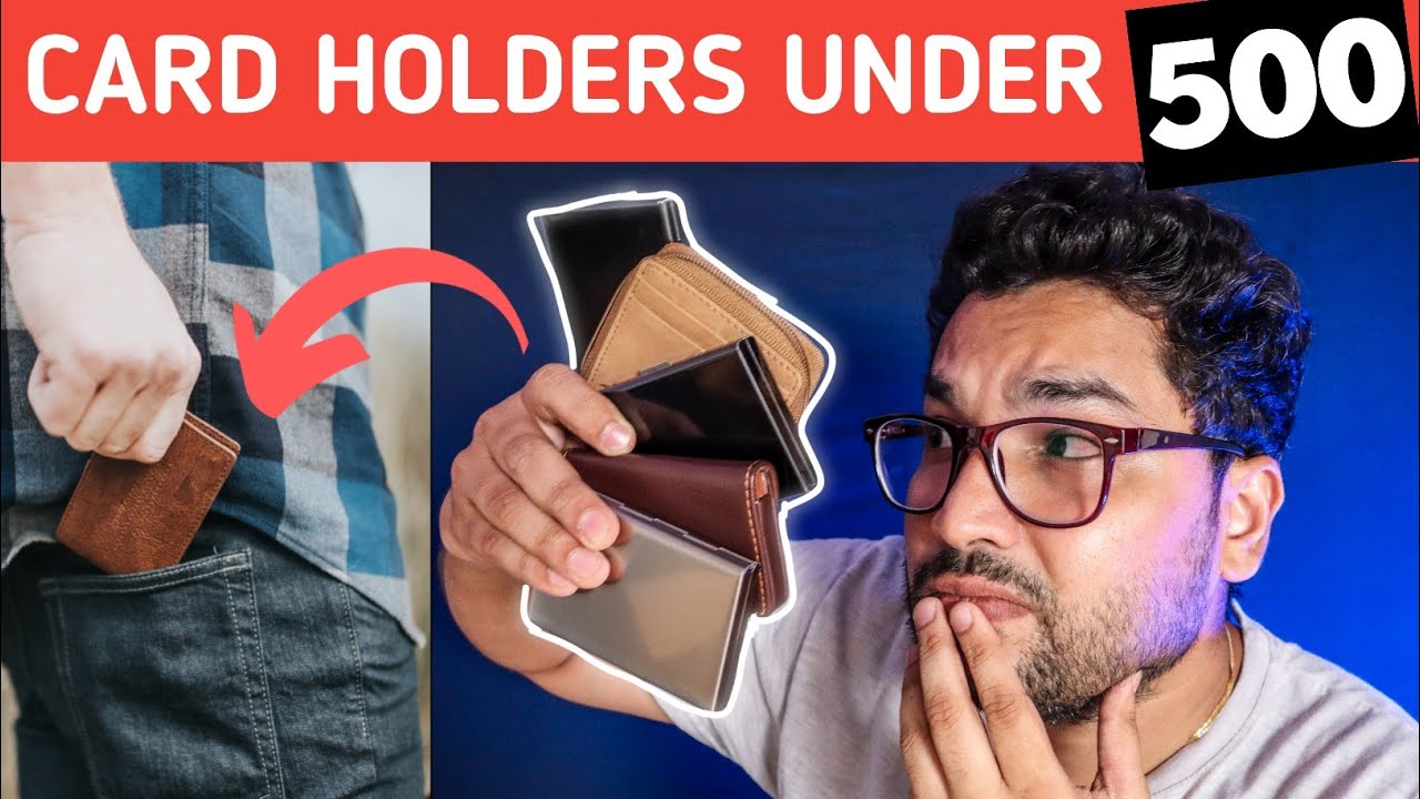 Top 4 Best Card Holder Wallets under 500🔥 | I Saved your Rs 100 !