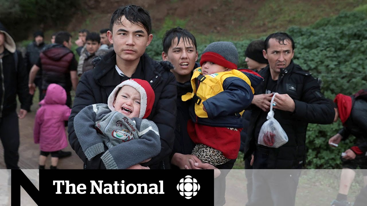 Migrants stuck in the middle of Syrian violence, border showdown