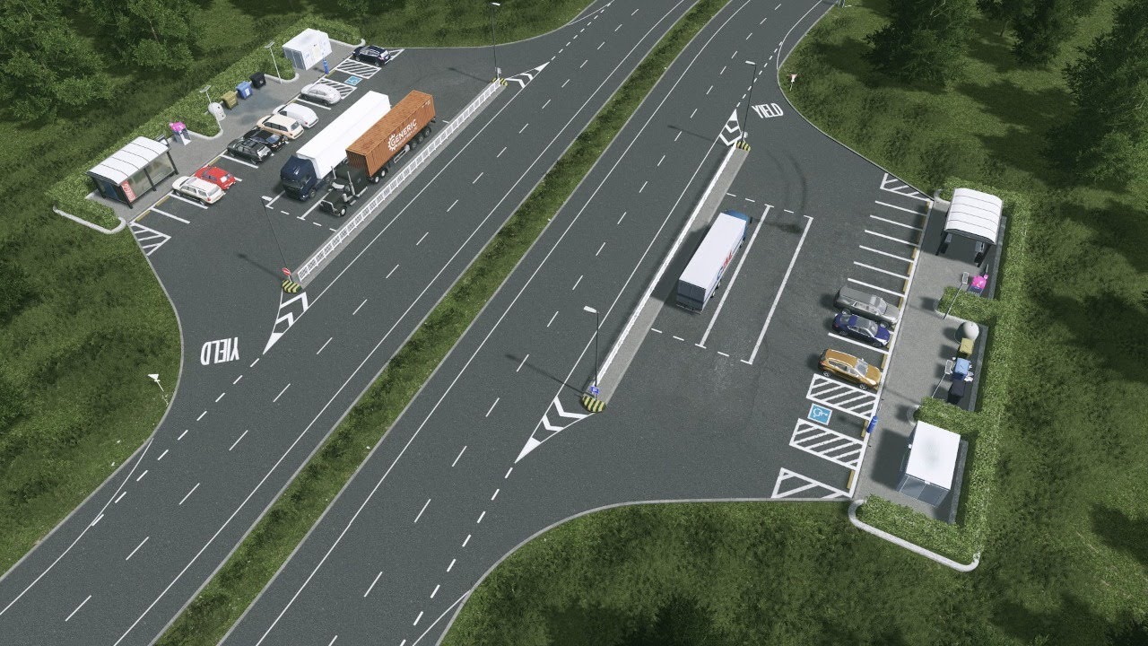 Cities:Skylines Ep. 4 Road Signs And new highway exit