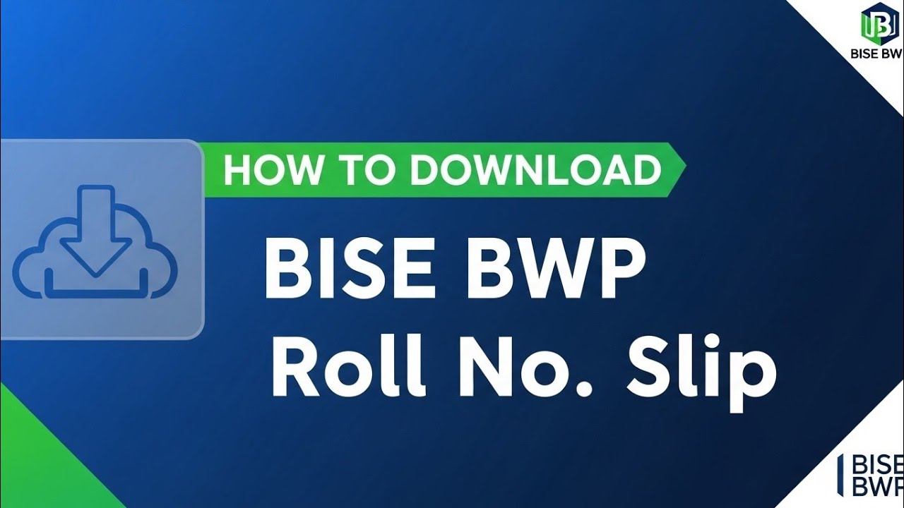 BISE BWP ROLL NO SLIP 2026