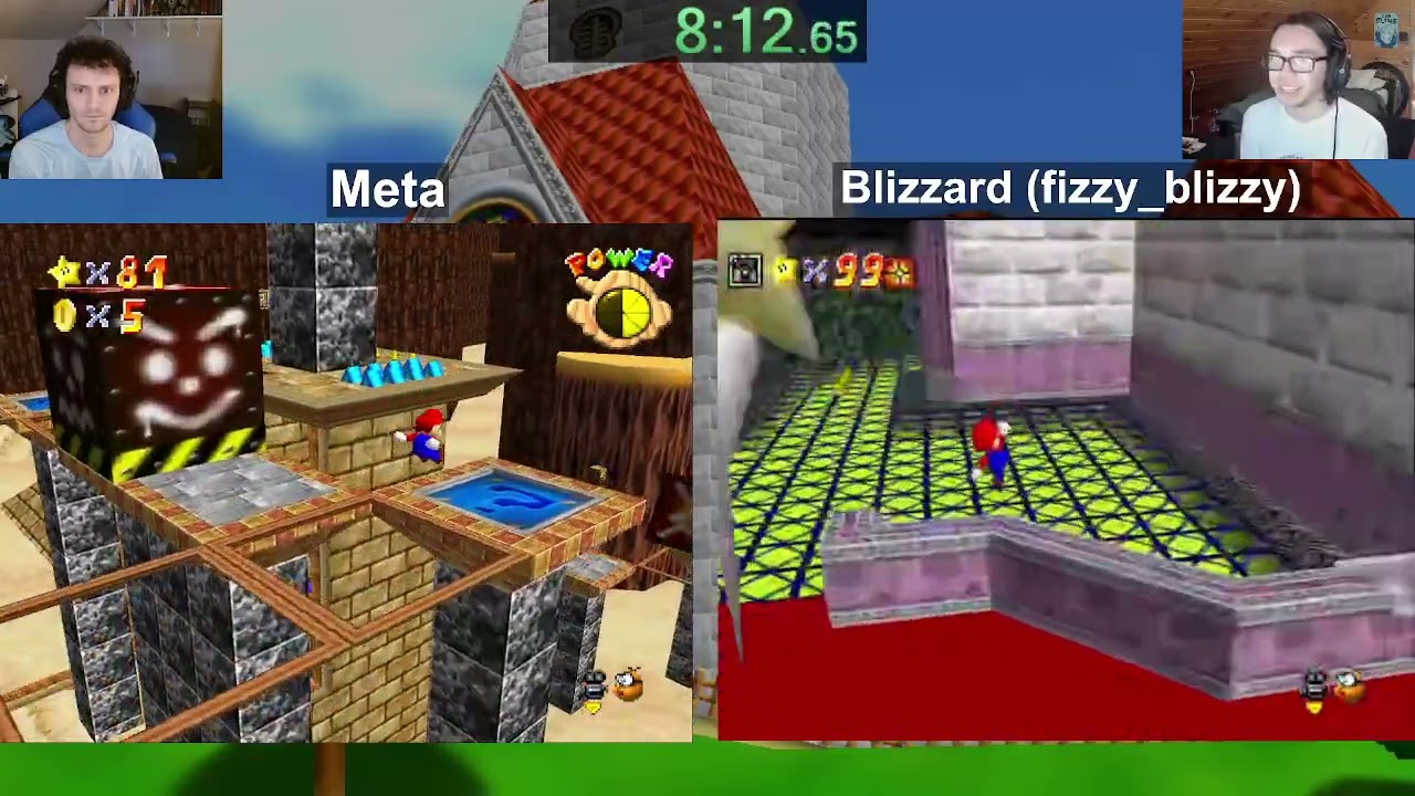 Super Mario 64: Decades Later - Blind Race vs. Blizzard Part 3 [PC]
