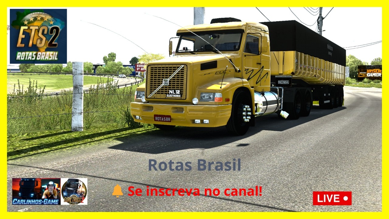 Explorando o  ETS2 - Mapa Rotas Brasil! 1.58