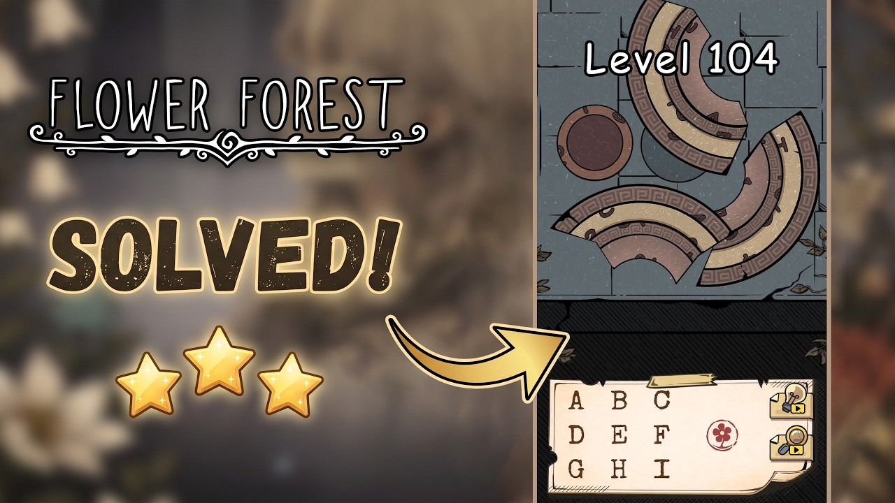 🌸 Flower Forest - Word Puzzle | Level 104 Walkthrough & Solution [iOS/Android] 🧠